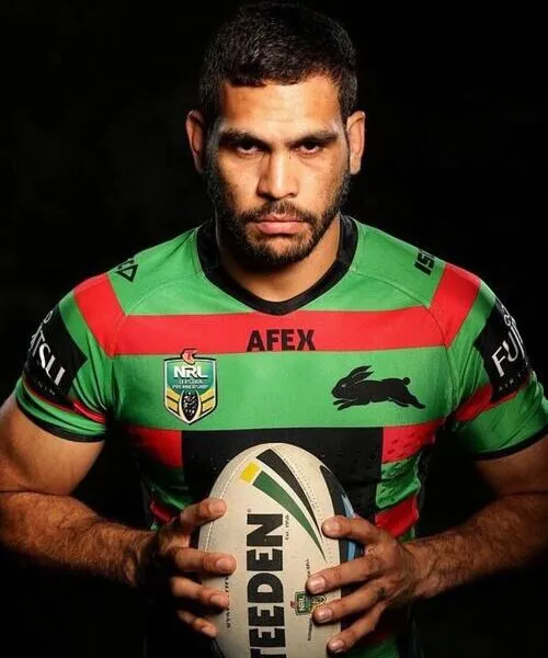 male wearing custom rugby uniform in green color