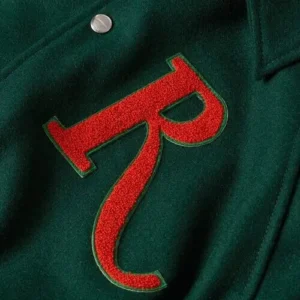 Chenille Embroidery on varsity jacket