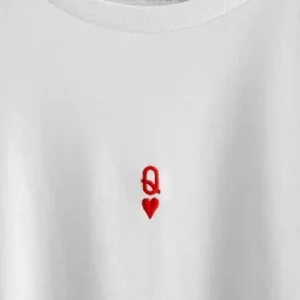 embroidery logo on t-shirt