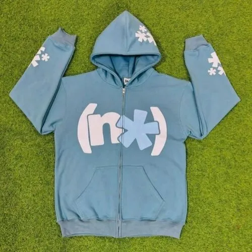 sky blue custom hoodie