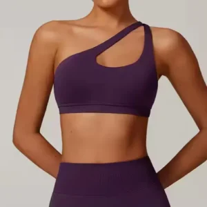 female wearing workout bra